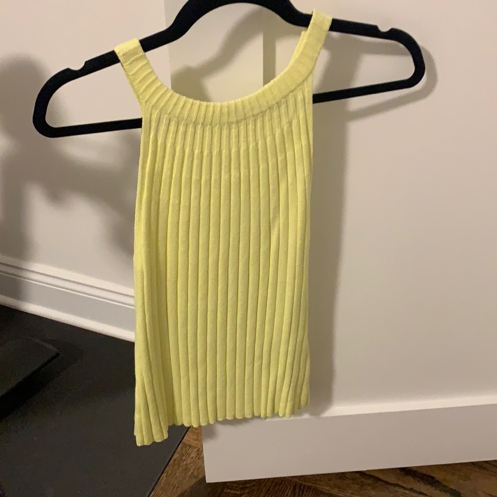 Anthropologie yellow tank